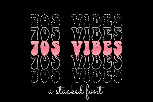 70s Vibes Font: Bold, Retro Charm for Handmade Labels & Printables