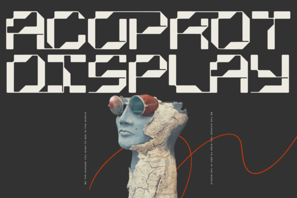 Acoprot Display: A Pixel-Offset Display Typeface for Digital Impact