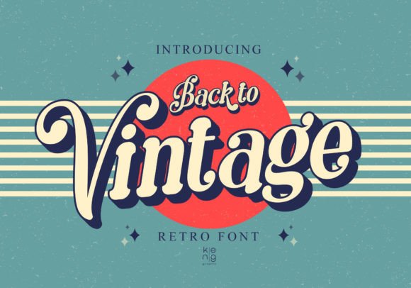 Back to Vintage: A Retro Display Font That Feels Like Finding a Vinyl Record in a Thrift Store