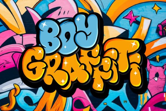 Boy Graffiti: A Bold, Urban Display Font for Real Branding Work