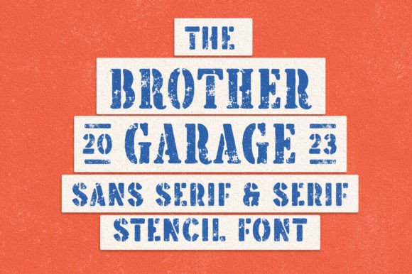 Brother Garage: A Vintage Motorcycle Font for Handmade Brands
