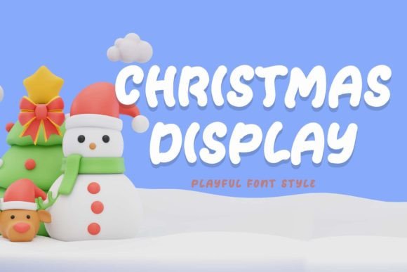 Christmas Display: A Charming, Versatile Display Font for Festive Branding