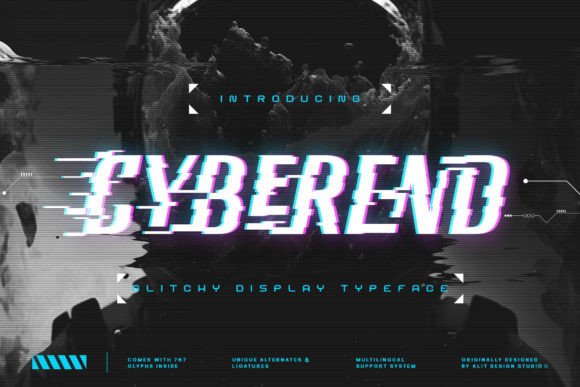 Cyberend: A Display Font That Anchors Digital Branding With Edge and Clarity