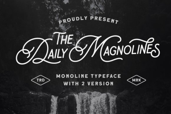 Daily Magnolines: A Modern Display Typeface for Editorial Impact