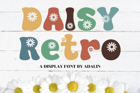 Daisy Retro: A Playful Display Font for Editorial Charm