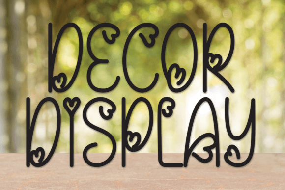 Decor Display: A Friendly Handwritten Font for Campaign Clarity