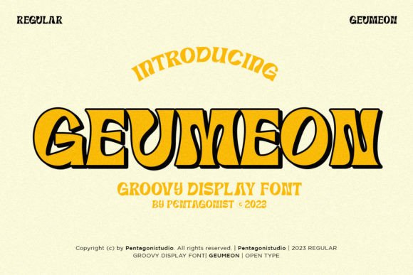 Geumeon Groovy Display: A Retro-Inspired Typeface That Lands Just Right