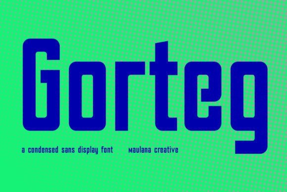 Gorteg Condensed Sans Display Font: Bold, Tight, and Built for Campaign Impact