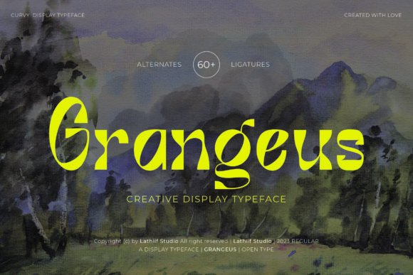 Grangeus - Creative Display Typeface for Digital Branding