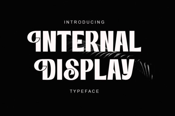 Internal Display: A Refined Display Font for Editorial Design