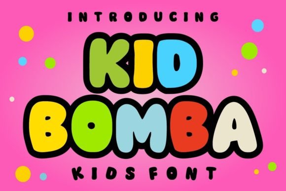 Kid Bomba: A Bold Display Font for Editorial Impact