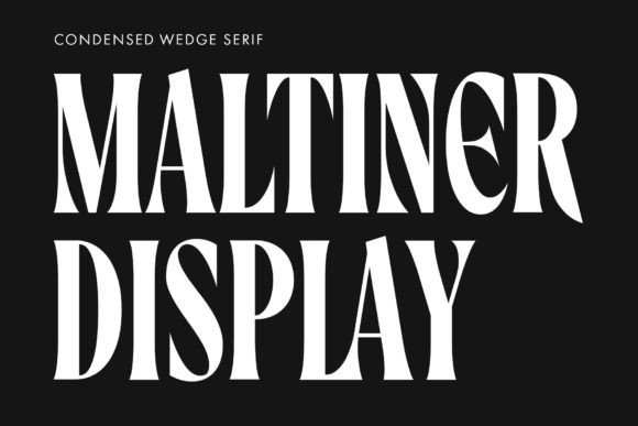 Maltiner Display: A Sophisticated Serif Font for Handmade Brands