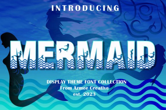 Mermaid Display: A Playful, Bold Typeface for Handmade Creators