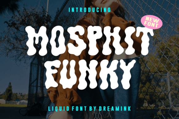 Mosphit Funky: A Display Font That Moves With Your Message