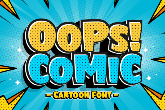 Oops Comic: A Playful Display Font for Web Designers