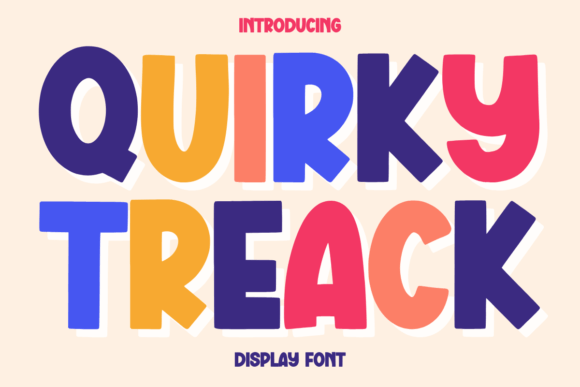 Quirky Treack: A Display Font That Makes Your Headlines Stick