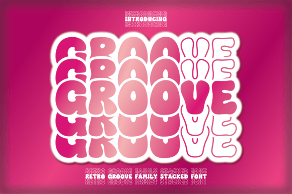 Retro Groove Stacked: A Vibrant Display Font for Digital Branding