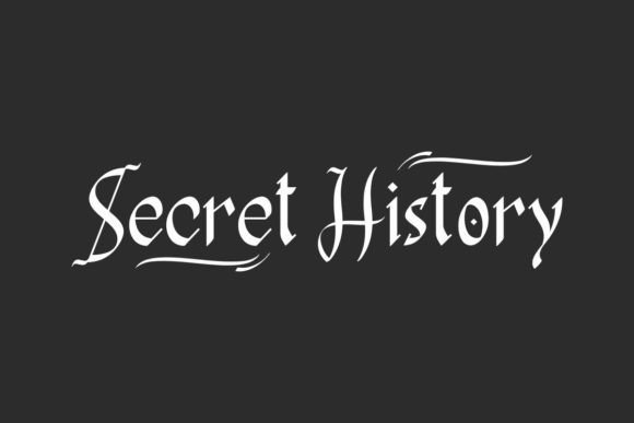 Secret History Font: A Medieval Display Typeface for Editorial Impact