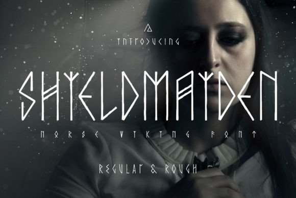 Shieldmaiden: A Nordic-Inspired Display Font That Anchors Brand Identity