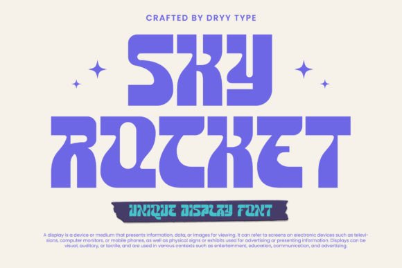 Sky Rocket Font: A Versatile Display Typeface for Digital Design