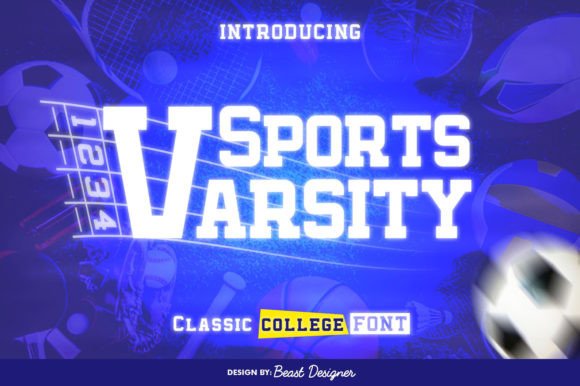 Sports Varsity Font: A Bold Display Typeface for Digital Impact