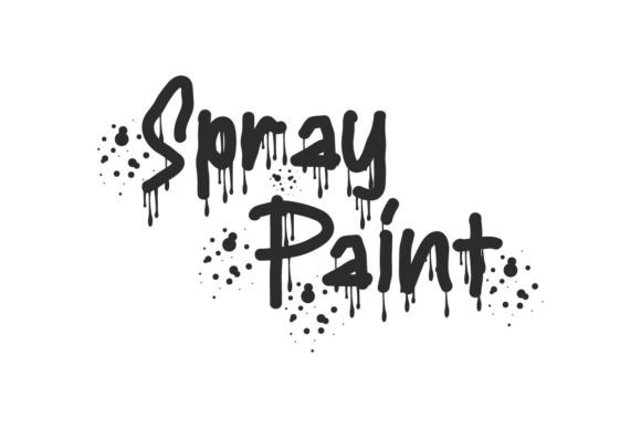 Spray Paint Font: Bold, Street-Smart Display Typeface for Crafters