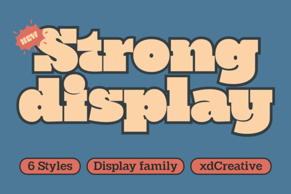 Strong Display: A Typeface That Anchors Your Message
