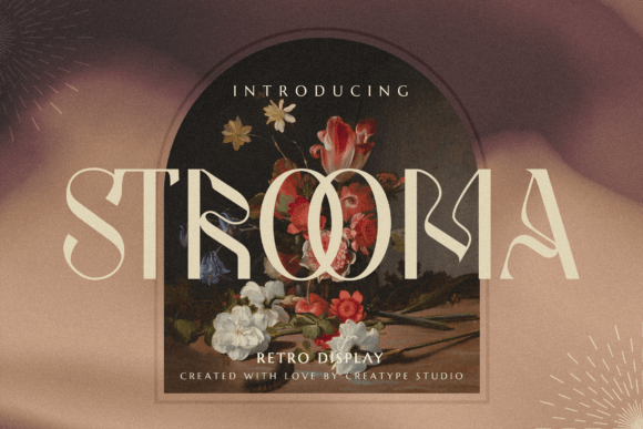 Strooma Retro Display: A Playful, Elegant Font for Handmade Brands