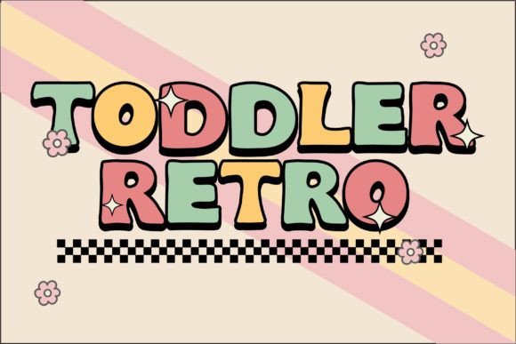 Toddler Retro Font: A Playful Display Typeface for Joyful Branding