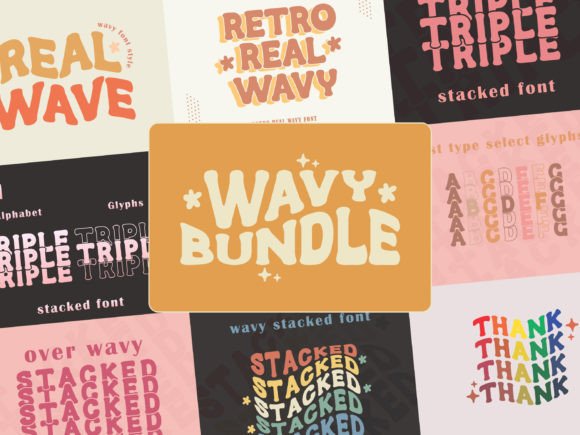 Wavy Stacked: A Display Font That Stacks Personality—Not Just Letters